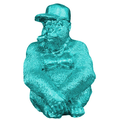 Smoking Gorilla Statue with Cap, Cool Gorilla Smoking Pipe Decor, Urban Style Gorilla Statue with Hat, Gorilla Statue with Cigarette and Cap