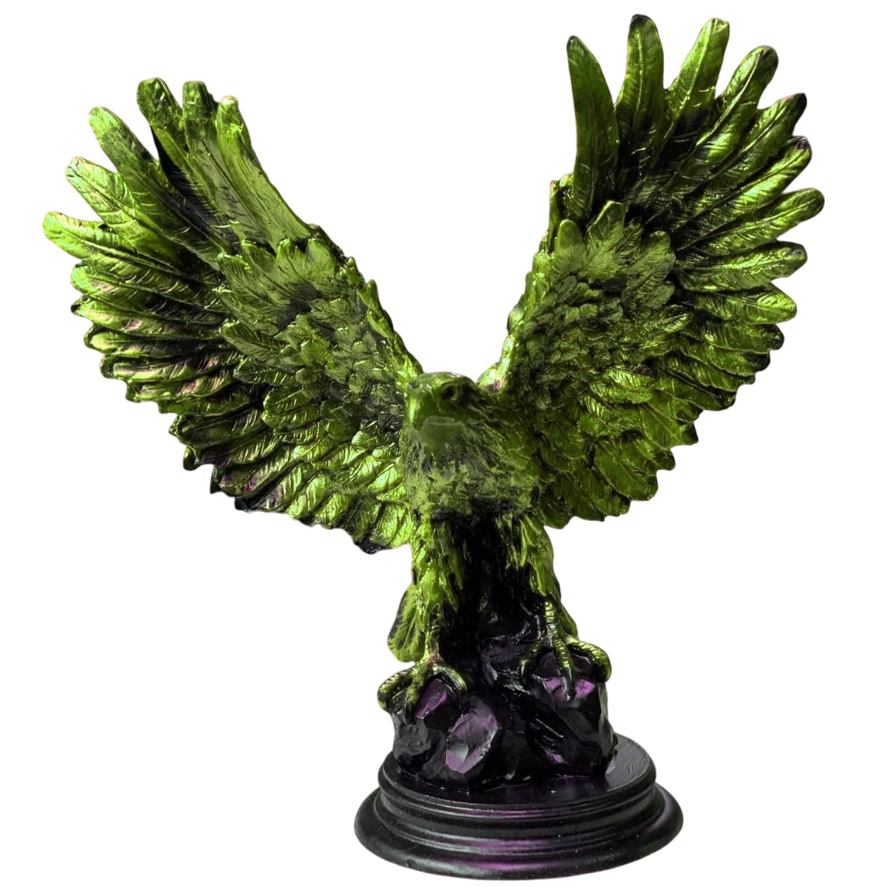 Majestätische Adlerfigur mit offenen Flügeln, Adler-Tischstatue, Patriotisches Adlergeschenk, Adlerfigur-Dekor, Adlerstatue, Polyester-Vogelfigur, Adlerskulptur, Adlerstatue