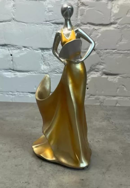 Elegant Woman Wine Rack Sculpture, Lady Wine Holder Statue, Woman Wine Rack, Modern Woman Sculpture Wine Rack, Artistic Bar Decor