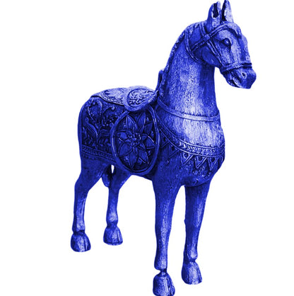 Antique Style Decorative Horse Statue, Ancient Horse Statue, Horse Decor Sculpture, Traditional Horse Statue, Historic Horse Figurine