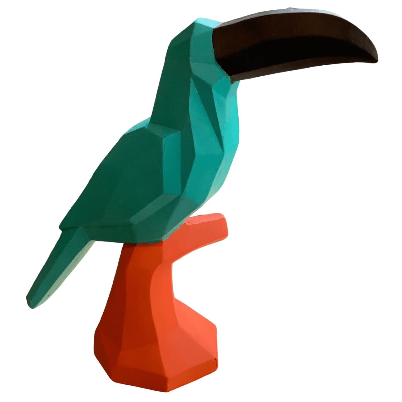 Geometric Toucan Bird Statue, Cubic Toucan Bird Statue, Toucan Bird Statue, Toucan Statue, Modern Toucan Bird Statue, Toucan Bird Sculpture
