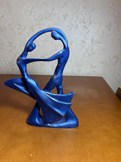 Dancing Couple Statue, Abstract Sculpture, Abstract Couple Figurine, Modern Love Decor, Romantic Gift for Couples, Love Art Decor, Couple Sculpture, Couple Statue