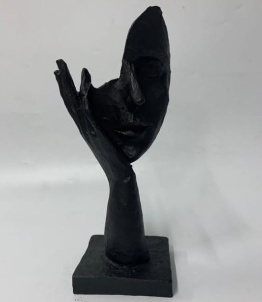Abstract Face Figurines, Abstract Face Sculpture, Hand and Face Statue, Gift For Art Lovers, Modern Face Decor, Modern Face Sculpture, Modern Face Statue, Face Decor, Face Sculpture