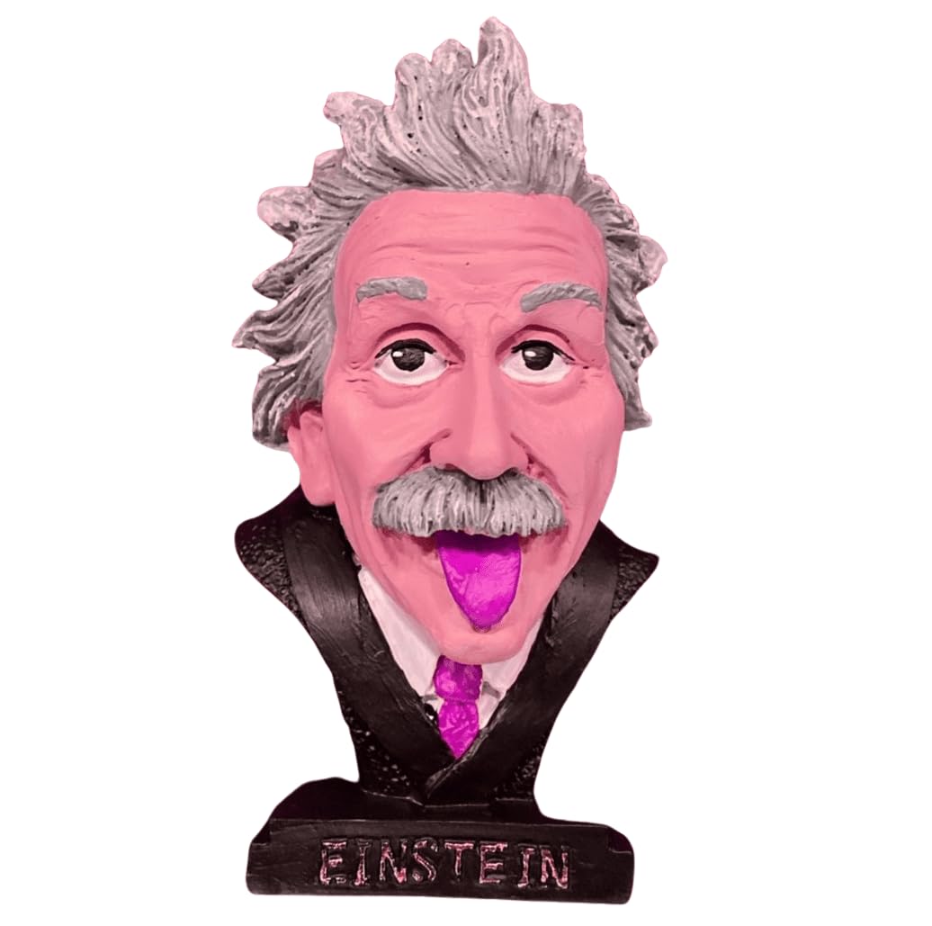 Einstein Tongue Out Statue, Handmade Einstein Bust Sculpture, Albert Einstein Mini Statue, Einstein Head Figurine, Einstein Bust Statue, Einstein Tongue Out Sculpture