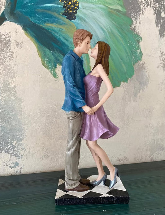 Dancing Couple Sculpture, Romantic Couple Figurine, Anniversary Gift Figurine, Handcrafted Love Couple Statue, Love Couple Sculpture, Love Couple Figurine, Love Couple Statue