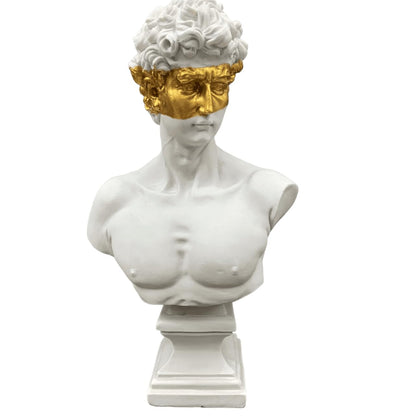 David Bust Decorative Sculpture, Greek Statue Decor, Abstract Classical Bust Statue, Modern Art Sculpture, David Bust, David Sculpture, David Bust Decor, David Decor, David Statue