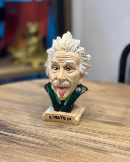 Einstein Tongue Out Statue, Handmade Einstein Bust Sculpture, Albert Einstein Mini Statue, Einstein Head Figurine, Einstein Bust Statue, Einstein Tongue Out Sculpture