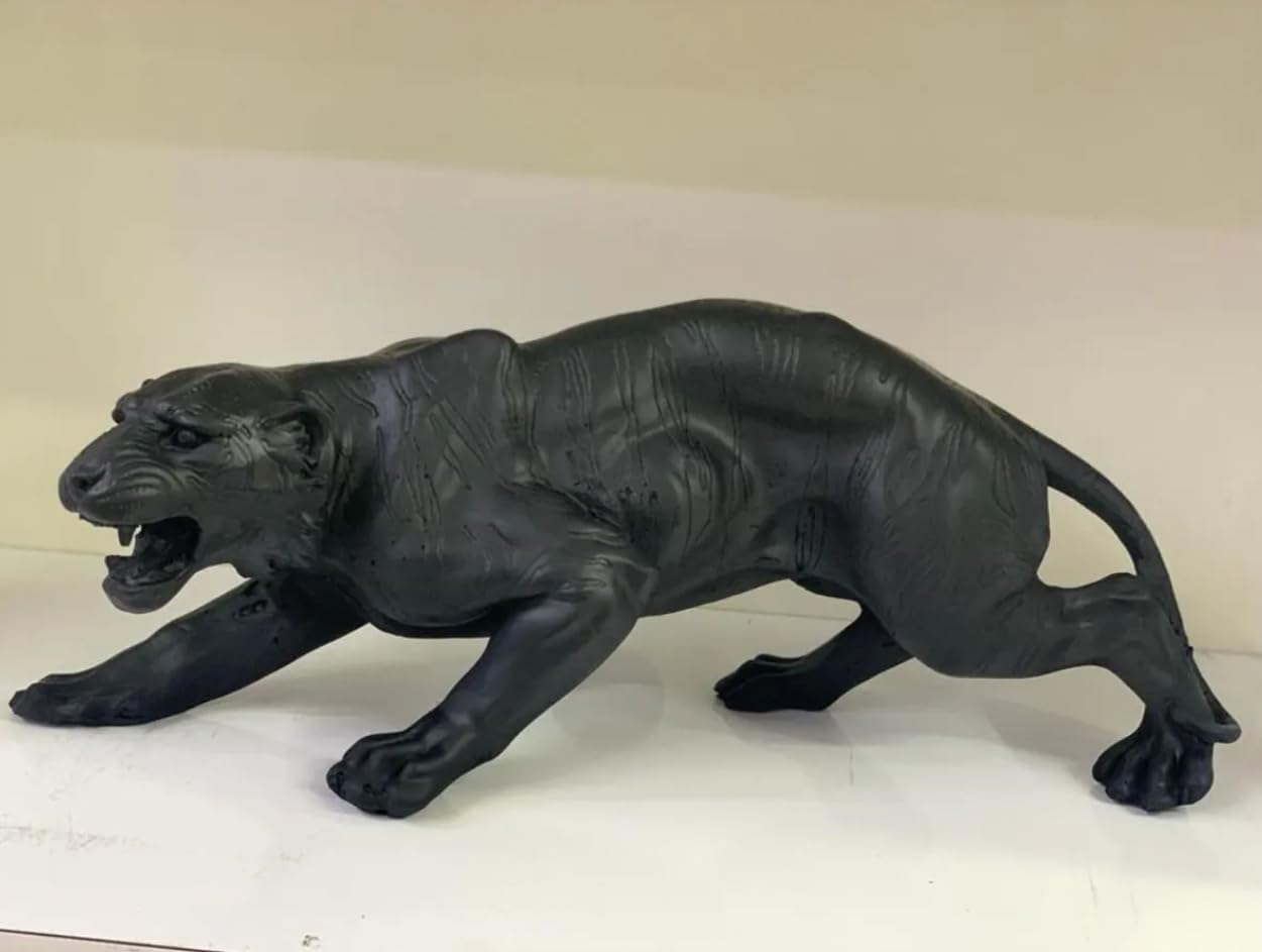 Handcrafted Tiger Sculpture, Animal Figurine, Tiger Statue, Tabletop Decor, Gift for Animal Lovers, Art Home Decor, Tiger Sculpture