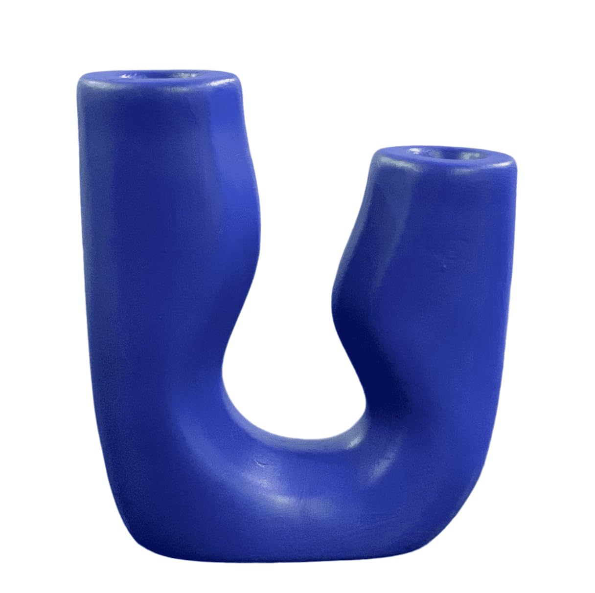 Modern Abstract Ceramic Candle Holder, Unique Candle Holder, Tabletop Candle Stand, Stylish Candle Holder Decor, Sculptural Candle Holder, Abstract Candle Holder, U Candle Holder