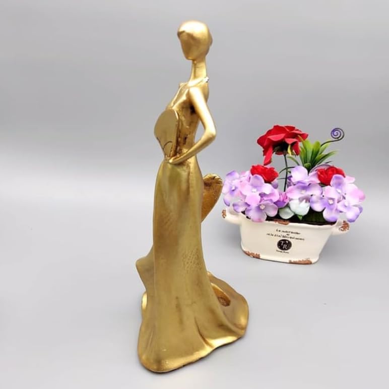 Elegant Woman Wine Rack Sculpture, Lady Wine Holder Statue, Woman Wine Rack, Modern Woman Sculpture Wine Rack, Artistic Bar Decor