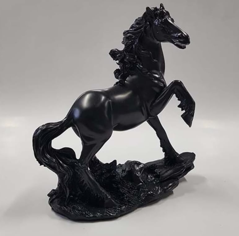 Handcrafted Horse Statue, Modern Animal Statue, Polyester Horse Art, Modern Horse Decor, Horse Lover Decor, Horse Sculpture, Horse Statue