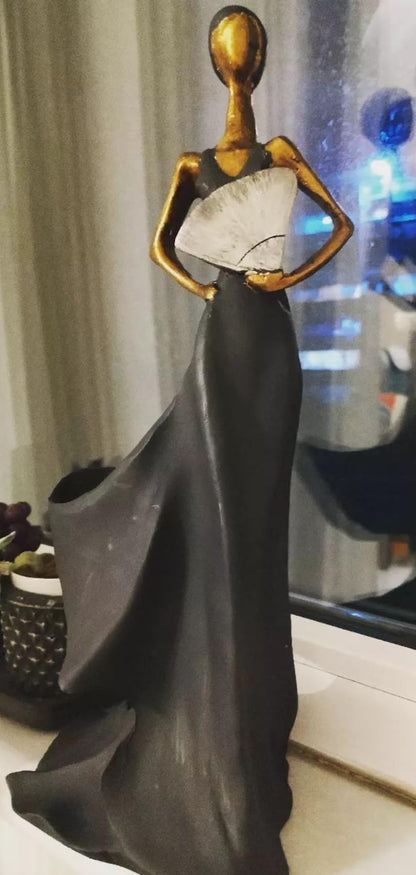 Elegant Woman Wine Rack Sculpture, Lady Wine Holder Statue, Woman Wine Rack, Modern Woman Sculpture Wine Rack, Artistic Bar Decor