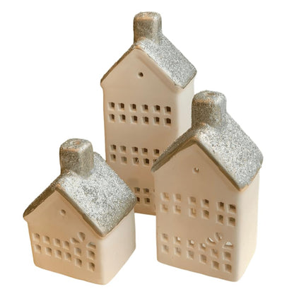 Handgemachtes Haus Kerzenhalter Set, Haus Kerzenständer, Haus Kerzenhalter, Bauernhaus Kerzen Dekor, Geschenk für Kerzenliebhaber, handgemachte Kerze