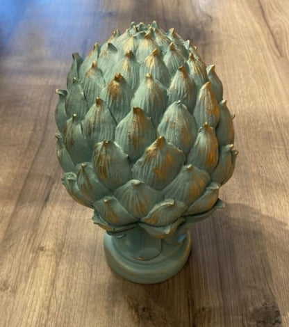 Decorative Artichoke Sculpture, Elegant Artichoke Decor, Polyester Artichoke Sculpture, Artichoke Statue, Polyester Artichoke Statue