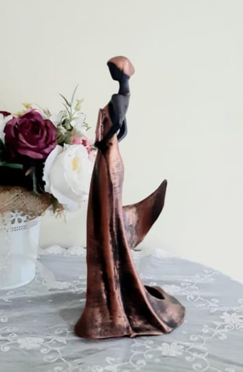 Elegant Woman Wine Rack Sculpture, Lady Wine Holder Statue, Woman Wine Rack, Modern Woman Sculpture Wine Rack, Artistic Bar Decor