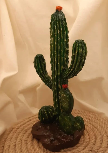 Decorative Cactus Statue, Polyester Cactus Decor, Cactus Statue, Cactus Home Decor, Artificial Cactus Art, Cactus Table Decor, Cactus Decor