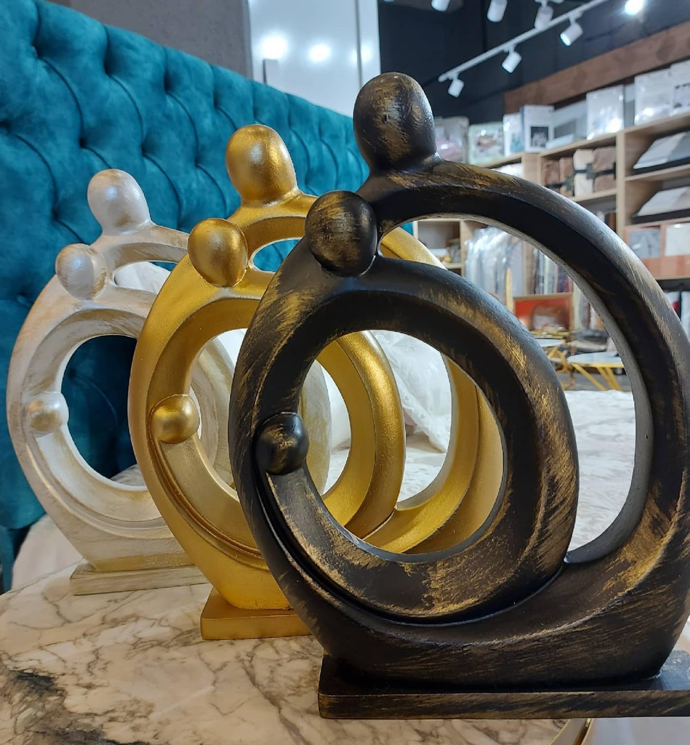 Abstract Family Statue, Modern Abstract Family Statue, Handmade Abstract Family Sculpture, Abstract Family Decor, Family Statue