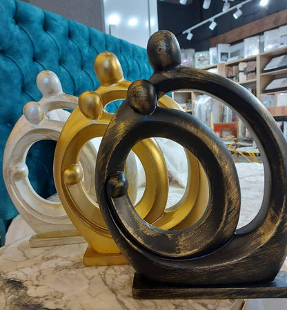Abstract Family Statue, Modern Abstract Family Statue, Handmade Abstract Family Sculpture, Abstract Family Decor, Family Statue
