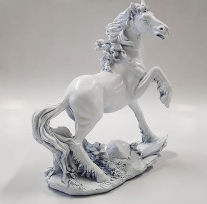Handcrafted Horse Statue, Modern Animal Statue, Polyester Horse Art, Modern Horse Decor, Horse Lover Decor, Horse Sculpture, Horse Statue