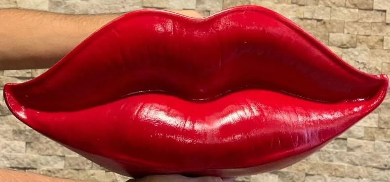 3D Large Lips Sculpture for Wall Decor, Kiss-shaped Wall Art, Modern Lips Wall Art, Lips Wall Decor, Kiss Wall Decor, 3D Large Lips Wall Decor,