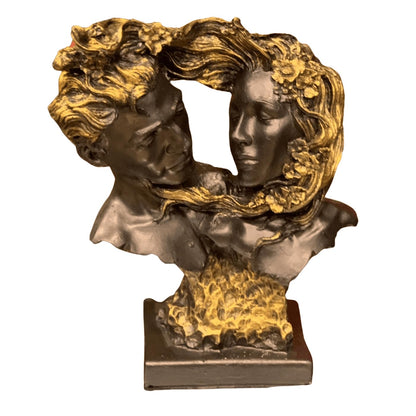 Couple Love Figurine, Romantic Sculpture, Lovers Bust Statue, Valentine’s Day gift, Art Decor Statue, Romantic Gift Idea, Art Decor Statue, Romantic Decor, Love Couple Decor