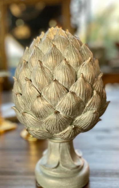 Decorative Artichoke Sculpture, Elegant Artichoke Decor, Polyester Artichoke Sculpture, Artichoke Statue, Polyester Artichoke Statue