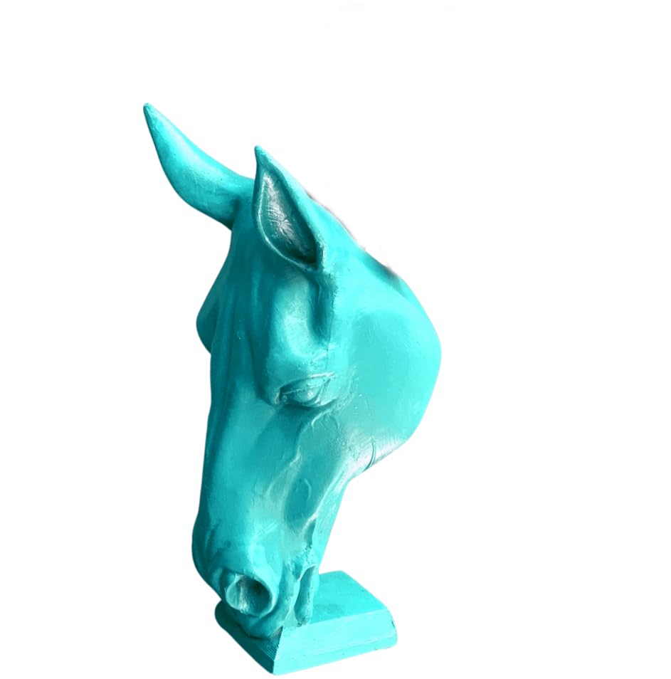 Horse Head Sculpture Vase, Unique Equestrian Planter, Horse Lover Gift, Horse Head Vase Decor, Horse Shaped Planter, Polyester Horse Vase