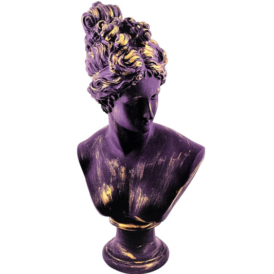 Elegante griechische Büstenskulptur, griechische Kunstskulptur, griechisches Wohnaccessoire, griechische Büstenstatue, Lafayette-Skulptur, Lafayette-Büstendekor, Lafayette-Statue, Lafayette-Figur