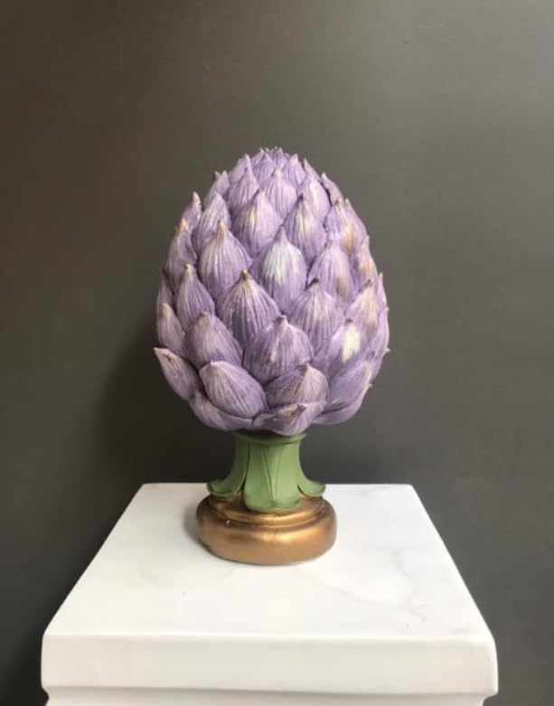 Decorative Artichoke Sculpture, Elegant Artichoke Decor, Polyester Artichoke Sculpture, Artichoke Statue, Polyester Artichoke Statue