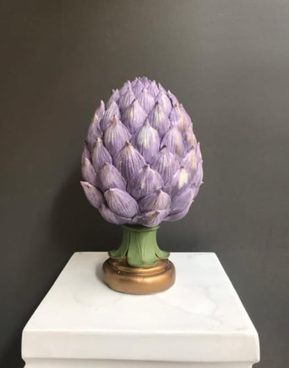 Decorative Artichoke Sculpture, Elegant Artichoke Decor, Polyester Artichoke Sculpture, Artichoke Statue, Polyester Artichoke Statue