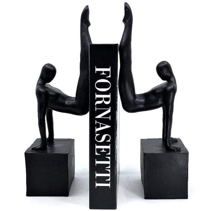Stylish Decorative Bookends for Shelves or Desk, Bookends Set of 2, Bookshelf Decor Accents, Stylish Bookends, Artistic Bookends Set