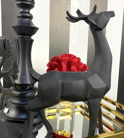 Modern Cubic Deer Statue, Geometric Deer Sculpture, Cubic Deer Statue, Cubic Deer Sculpture, Geometric Reindeer Decor, Cubic Reindeer Statue