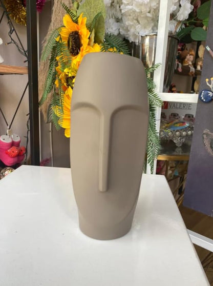 Modern Abstract Face Vase, Face Minimalist Vase, Abstract Face Vase, Face Shaped Planter, Abstract Head Vase, Face Vase, Face Planter Vase