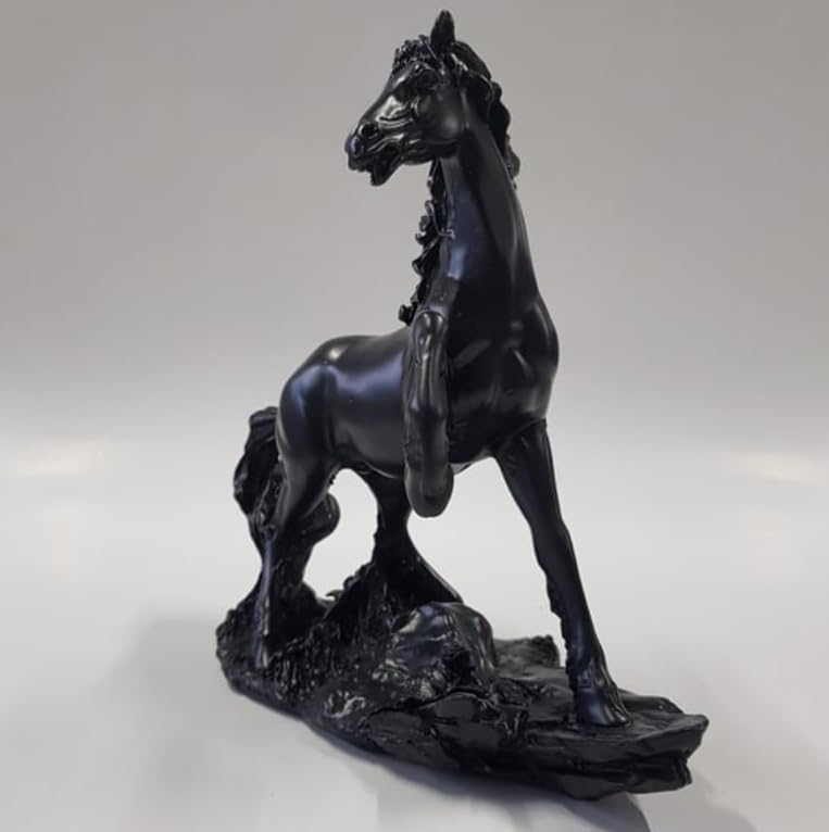 Handcrafted Horse Statue, Modern Animal Statue, Polyester Horse Art, Modern Horse Decor, Horse Lover Decor, Horse Sculpture, Horse Statue