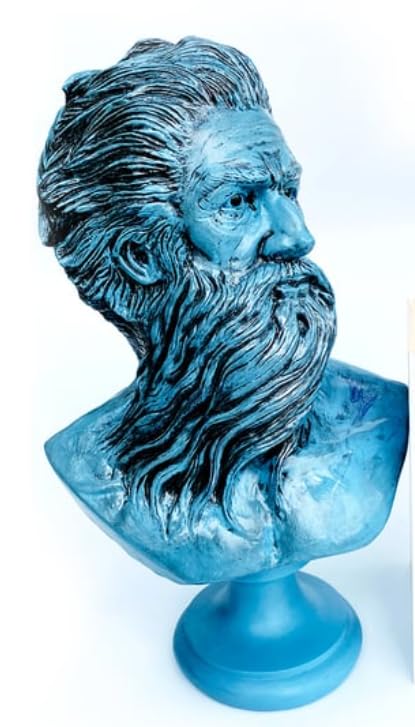Poseidon Büste Statue im antiken griechischen Stil, antike griechische Poseidon Büste Statue, mythologische Poseidon Büste Statue, griechischer Gott Poseidon Büste, Poseidon Statue, Poseidon Skulptur