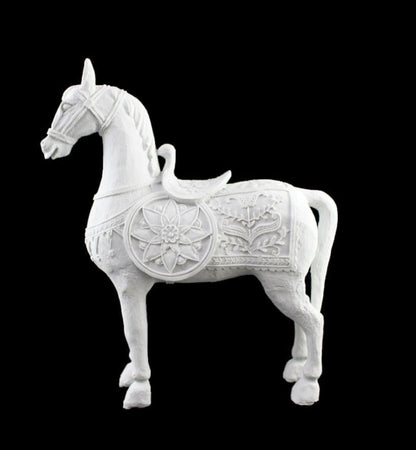 Antique Style Decorative Horse Statue, Ancient Horse Statue, Horse Decor Sculpture, Traditional Horse Statue, Historic Horse Figurine