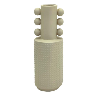 Moderne Polyestervase, Zeitgenössische Dekorvase, einzigartige skulpturale Vase, abstrakte große Vase, handgefertigte dekorative Vase, Vase im nordischen Stil
