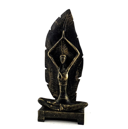 Yoga Girl Sculpture, Meditation Figurine, Yoga Lover Gift, Yoga Decor Accent, Decor Art Sculpture, Yoga Girl Decor, Yoga Girl Statue, Yoga Girl Object, Yoga Girl Figurine