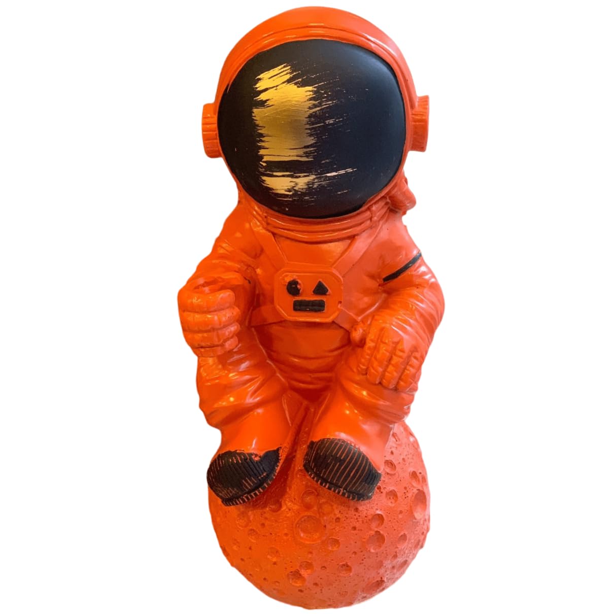 Astronaut On Moon Sculpture, Astronaut Figurine, Space-Themed Home Decor, Astronaut Ornament For Shelves, Unique Space Gifts, Space Decor, Astronaut Sculpture