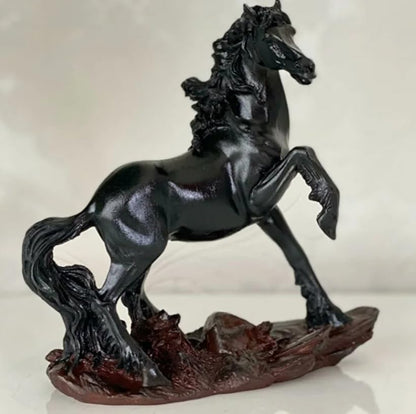 Handcrafted Horse Statue, Modern Animal Statue, Polyester Horse Art, Modern Horse Decor, Horse Lover Decor, Horse Sculpture, Horse Statue