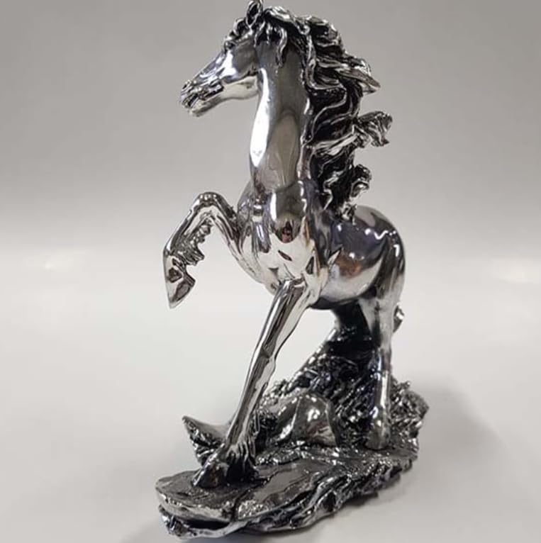 Handcrafted Horse Statue, Modern Animal Statue, Polyester Horse Art, Modern Horse Decor, Horse Lover Decor, Horse Sculpture, Horse Statue