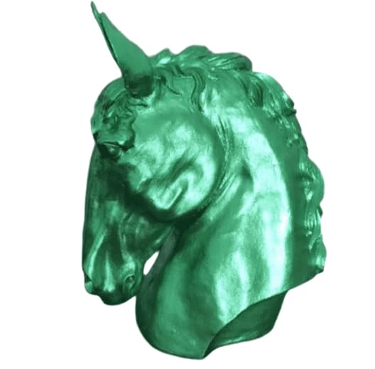 Handmade Horse Head Statue, Elegant Horse Figurine, Horse Head Statue, Horse Sculpture Art, Polyester Horse Statue, Elegant Horse Decor