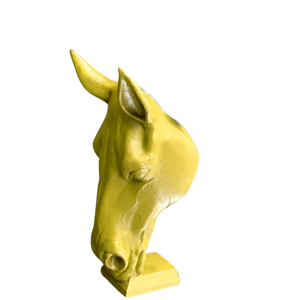 Horse Head Sculpture Vase, Unique Equestrian Planter, Horse Lover Gift, Horse Head Vase Decor, Horse Shaped Planter, Polyester Horse Vase