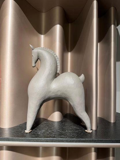Abstract Horse Statue, Decorative Horse Sculpture, Minimalist Animal Decor, Handcrafted Horse Figurine, Luxury Horse Decor Figurine, Abstract Horse Sculpture