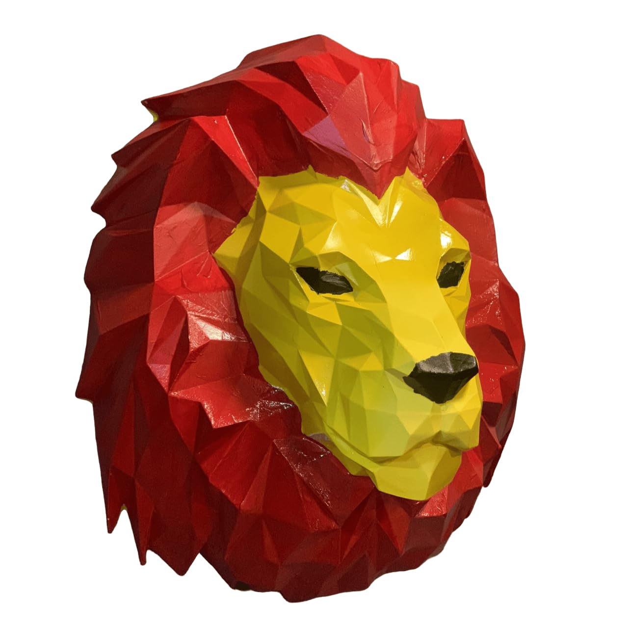 3D Lion Head Wall Sculpture, Geometric Lion Wall Art, Abstract Lion head Wall Decor, Lion Head Wall Decor, Lion Head Wall Sculpture, Lion Head Wall Statue, Lion Head Wall Decor