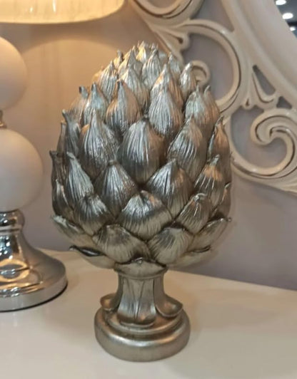 Decorative Artichoke Sculpture, Elegant Artichoke Decor, Polyester Artichoke Sculpture, Artichoke Statue, Polyester Artichoke Statue