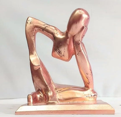 Abstract Thinker Statue, Modern Thinker Statue, Polyester Thinker Figurine, Thinker Man Decor, Thinker Statue, Thinker Sculpture, Thinker Man Sculpture, Thinker Man Statue