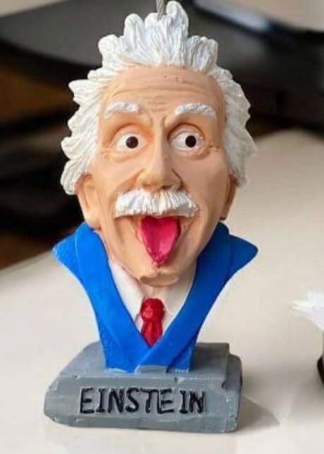 Einstein Tongue Out Statue, Handmade Einstein Bust Sculpture, Albert Einstein Mini Statue, Einstein Head Figurine, Einstein Bust Statue, Einstein Tongue Out Sculpture