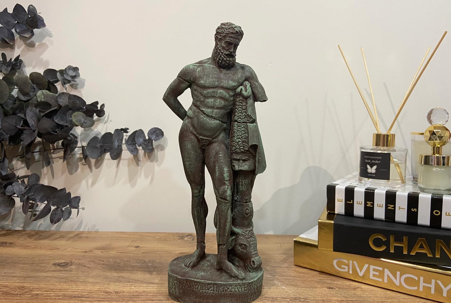 Antike griechische Herkules-Statue, handgemachte Mythologie-Statue, handgemachte Herkules-Skulptur, griechische Mythologie-Herkules-Figur, Herkules-Statue