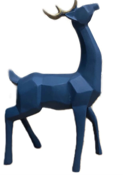 Modern Cubic Deer Statue, Geometric Deer Sculpture, Cubic Deer Statue, Cubic Deer Sculpture, Geometric Reindeer Decor, Cubic Reindeer Statue